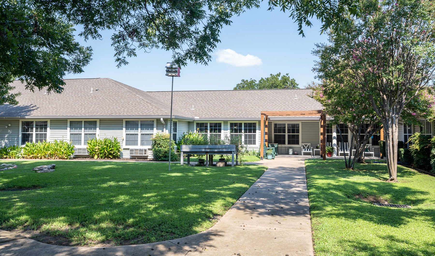 a street with houses along it